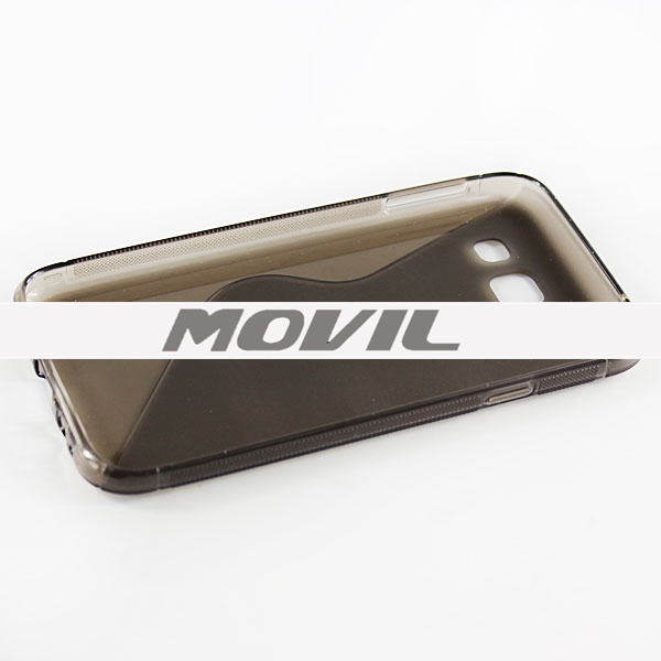 NP-2042 Transparente tpu funda para Samsung E5-2